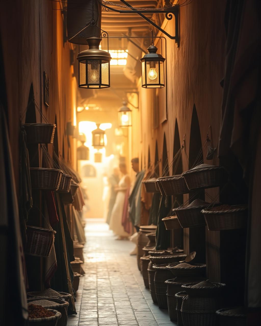 The souks at golden hour